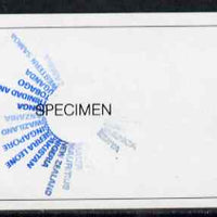 Singapore 1971 Commonwealth Heads of Govt 15c imperf proof in blue & black colours only optd SPECIMEN, unmounted mint as SG 146