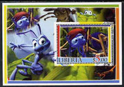 Liberia 2005 Bugs life perf m/sheet #3 unmounted mint