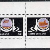 Staffa 1982 Early Flight perf,set of 2 values (40p & 60p) unmounted mint