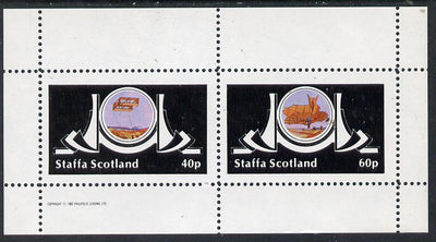 Staffa 1982 Early Flight perf,set of 2 values (40p & 60p) unmounted mint