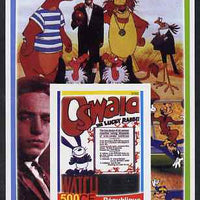 Congo 2005 Disney Movie Posters - Oswald imperf souvenir sheet unmounted mint. Note this item is privately produced and is offered purely on its thematic appeal