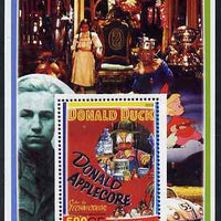 Congo 2005 Disney Movie Posters - Donald Duck perf souvenir sheet unmounted mint. Note this item is privately produced and is offered purely on its thematic appeal