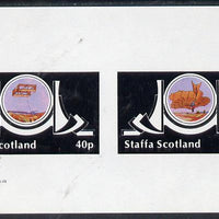 Staffa 1982 Early Flight imperf,set of 2 values (40p & 60p) unmounted mint