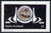 Staffa 1982 Early Flight imperf deluxe sheet (£2 value) unmounted mint