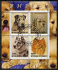Djibouti 2009 Dogs perf sheetlet containing 4 values fine cto used