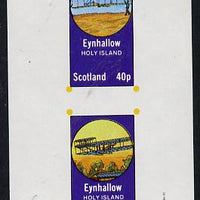 Eynhallow 1982 Early Aircraft #2 imperf,set of 2 values (40p & 60p) unmounted mint