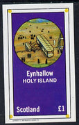 Eynhallow 1982 Early Aircraft #2 imperf souvenir sheet (£1 value) unmounted mint
