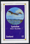 Eynhallow 1982 Early Aircraft #2 imperf deluxe sheet (£2 value) unmounted mint