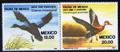 Mexico 1984 Fauna (6th series) set of 2 unmounted mint SG 1703-04
