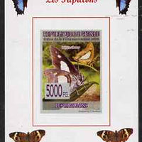 Guinea - Conakry 2008 Butterflies #1 individual imperf deluxe sheet unmounted mint. Note this item is privately produced and is offered purely on its thematic appeal
