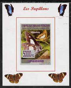 Guinea - Conakry 2008 Butterflies #1 individual imperf deluxe sheet unmounted mint. Note this item is privately produced and is offered purely on its thematic appeal