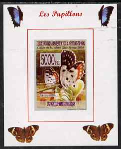 Guinea - Conakry 2008 Butterflies #3 individual imperf deluxe sheet unmounted mint. Note this item is privately produced and is offered purely on its thematic appeal
