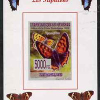 Guinea - Conakry 2008 Butterflies #5 individual imperf deluxe sheet unmounted mint. Note this item is privately produced and is offered purely on its thematic appeal