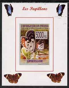 Guinea - Conakry 2008 Butterflies #6 individual imperf deluxe sheet unmounted mint. Note this item is privately produced and is offered purely on its thematic appeal