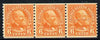 United States 1932 Garfield 6c imperf x P10 well centred coil strip of 3 unmounted mint, SG 609