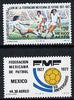 Mexico 1977 50th Anniversary of Mexican Football Federation set of 2 unmounted mint SG 1399-1400