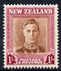 New Zealand 1947-52 KG6 1s red-brown & carmine (wmk upright) unmounted mint SG 686b