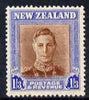 New Zealand 1947-52 KG6 1s3d red-brown & blue (wmk sideways) unmounted mint SG 687
