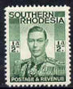 Southern Rhodesia 1937 KG6 def 1/2d green unmounted mint, SG40