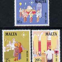 Malta 1981 Christmas set of 3 unmounted mint, SG 683-5