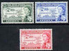 Antigua 1958 British Caribbean Federation set of 3 unmounted mint SG 135-7