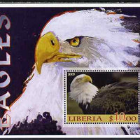 Liberia 2005 Eagles #02 perf m/sheet unmounted mint