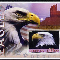 Liberia 2005 Eagles #03 perf m/sheet unmounted mint