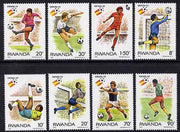 Rwanda 1982 Football World Cup perf set of 8 unmounted mint, SG 1109-16