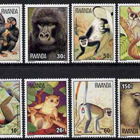 Rwanda 1978 Apes perf set of 8 unmounted mint, SG 859-66