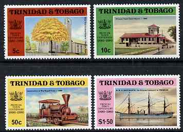 Trinidad & Tobago 1980 Centenary of Princes Town perf set of 4 unmounted mint, SG 555-58