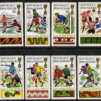 Rwanda 1970 Football World Cup perf set of 8 unmounted mint, SG 353-60