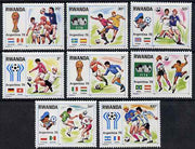 Rwanda 1978 Football World Cup perf set of 8 unmounted mint, SG 881-8