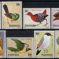 Rwanda 1980 Birds perf set of 8 unmounted mint, SG 956-63