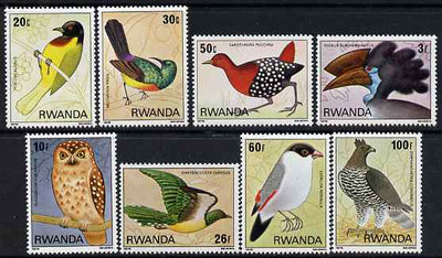 Rwanda 1980 Birds perf set of 8 unmounted mint, SG 956-63