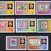Rwanda 1979 Death Centenary of Sir Rowland Hill perf set of 8 unmounted mint, SG 956-63