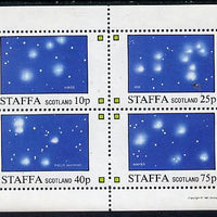 Staffa 1981 Constellations (Virgo, Leo, Pisces & Bootes) perf,set of 4 values (10p to 75p) unmounted mint
