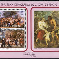 St Thomas & Prince Islands 1983 Paintings by Rubens perf sheetlet containing 2 values fine cto used
