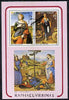 St Thomas & Prince Islands 1983 Paintings by Raffael perf sheetlet containing 2 values fine cto used