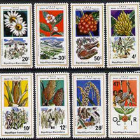 Rwanda 1975 Agricultural Labour Year perf set of 8 unmounted mint, SG 642-49