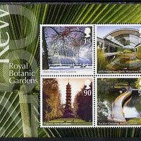 Great Britain 2009 Royal Botanical Gardens, Kew perf m/sheet unmounted mint