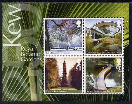 Great Britain 2009 Royal Botanical Gardens, Kew perf m/sheet unmounted mint