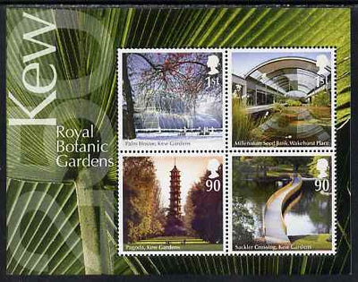 Great Britain 2009 Royal Botanical Gardens, Kew perf m/sheet unmounted mint