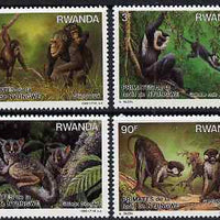 Rwanda 1988 Primates of Nyungwe Forest perf set of 4 unmounted mint, SG 1316-19