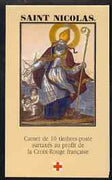 France 1993 Red Cross Booklet (Metz Engravings) complete with first day cancels, SG XSB43