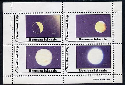 Bernera 1981 Planets (Mercury, Mars, Jupiter & Venus) perf,set of 4 values (10p to 75p) unmounted mint