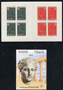 France 1972 Red Cross Booklet (Desgenettes & Broussais) complete & pristine, SG XSB22