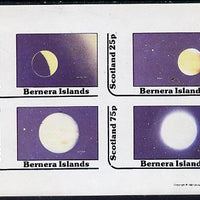 Bernera 1981 Planets (Mercury, Mars, Jupiter & Venus) imperf,set of 4 values (10p to 75p) unmounted mint