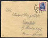 Germany 1929 cover from Gottingen to Nassau bearing Germania 2m blue & red