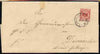 Germany 1890 entire bearing 10pf cancelled superb Lenglern cds with Gottingen arrival marks on back