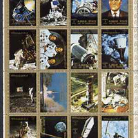 Ajman 1972 History of Space perf set of 16 unmounted mint (Mi 2637-52A)